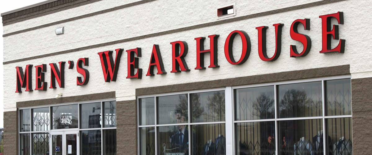 Columbus,Ohio/USA April 24, 2019:  Men's Wearhouse is a nation retail discounter of Men's suits and clothing accessories.