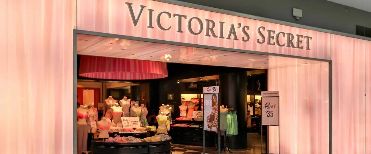 Toronto, Canada - February 25, 2019:  Victoria's Secret storefront in the Eaton Centre Mall in Toronto, Canada. Victoria's Secret the largest American retailer of women's lingerie.