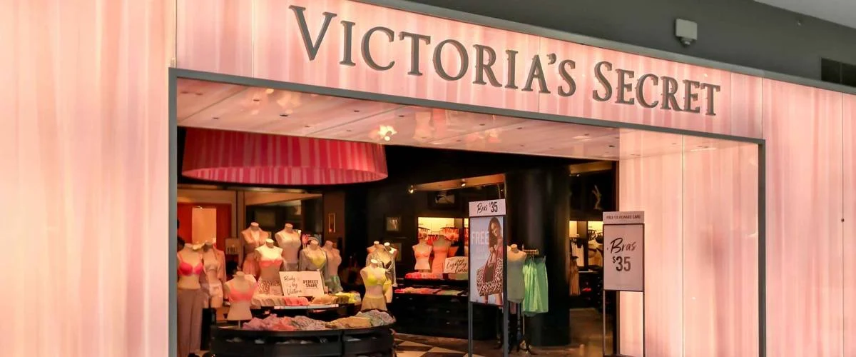 Toronto, Canada - February 25, 2019: Victoria's Secret storefront in the Eaton Centre Mall in Toronto, Canada. Victoria's Secret the largest American retailer of women's lingerie.